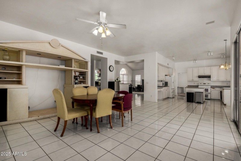 Family Room and Kitchen