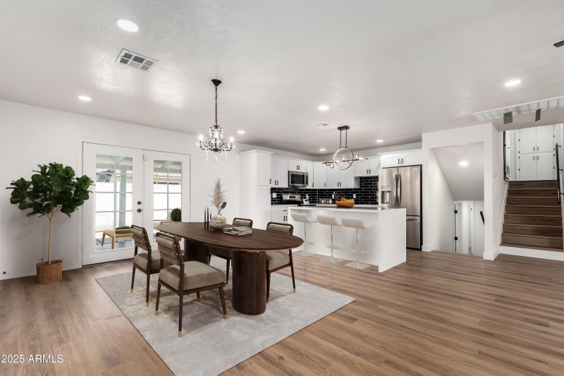 Family Room Virtual Staging