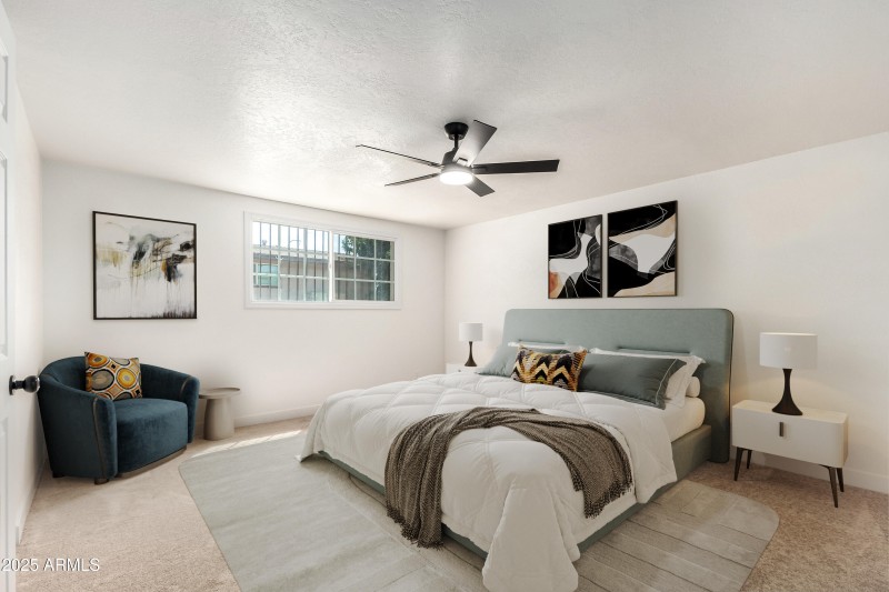 Primary Bedroom Virtual Staging