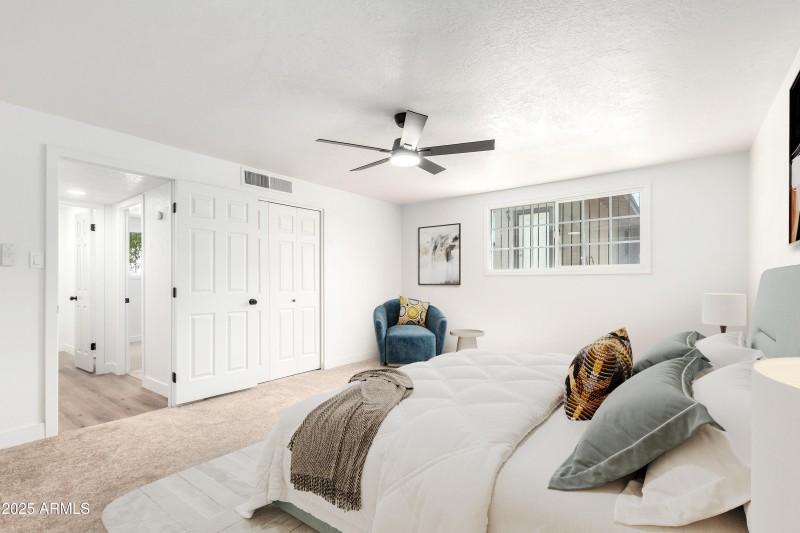 Primary Bedroom Virtual Staging