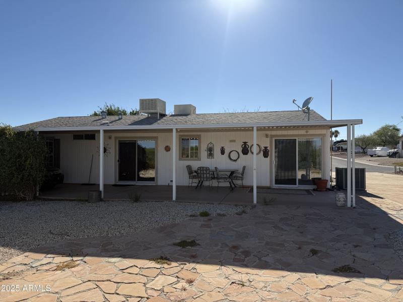 Covered Patio Full Length of Home