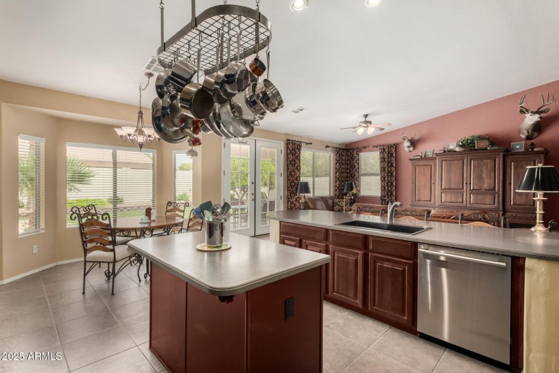 Ample Cabinet and Counter Space
