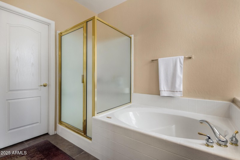 Separate Shower and Tub