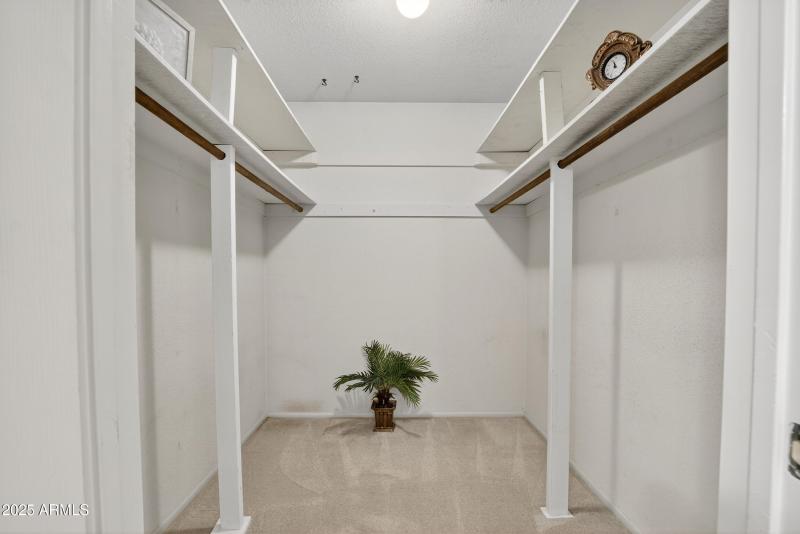 Primary walk-in closet