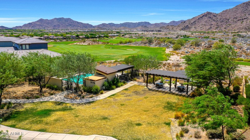 Mountain side community pool