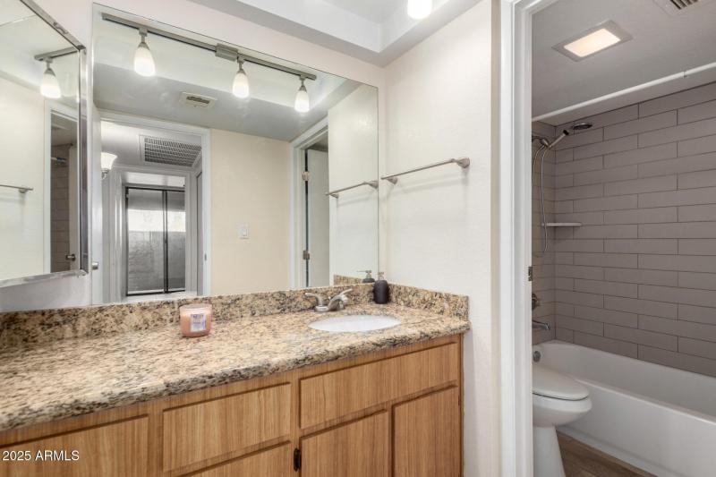 Sink/Toilet separated by a door