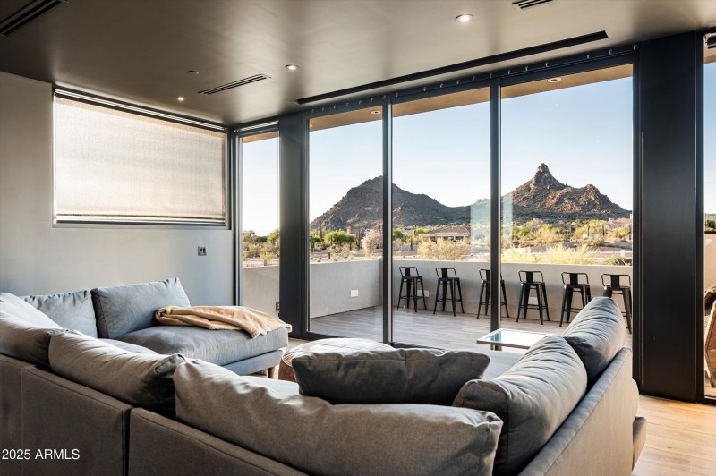 Outstanding views from upstairs