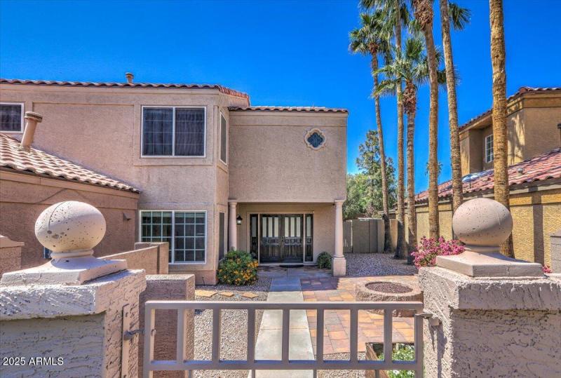 Gated Front Courtyard