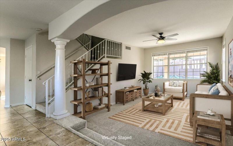 Living Room 2 Virtually Staged