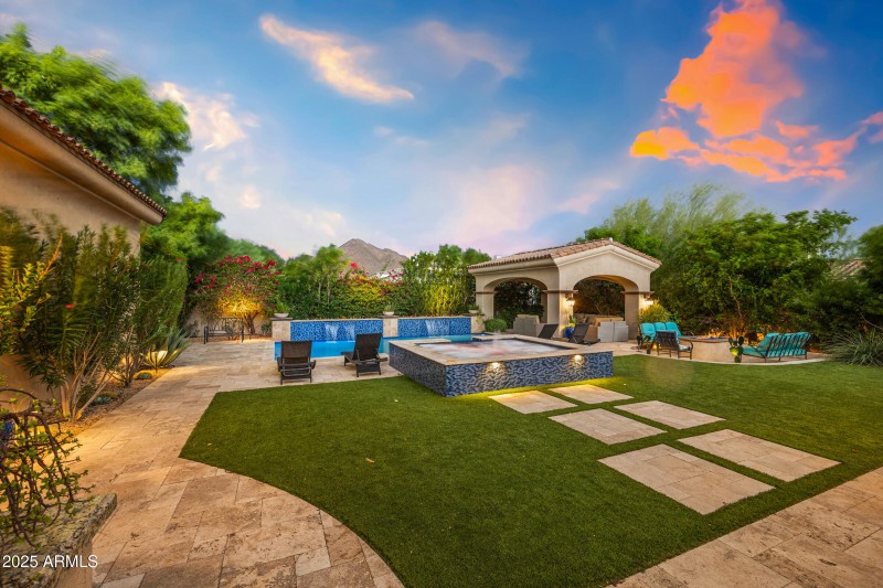 Backyard with Mountain Views