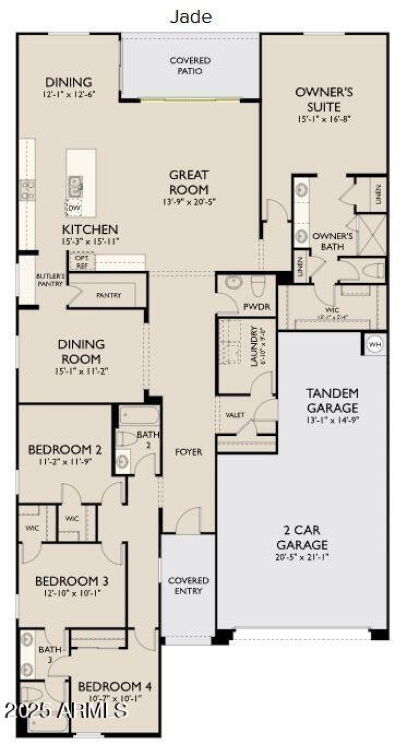 Jade - Right Garage - Center Slider