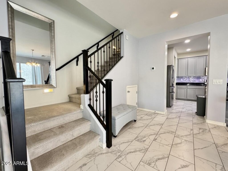 Stair with Upgraded Railings