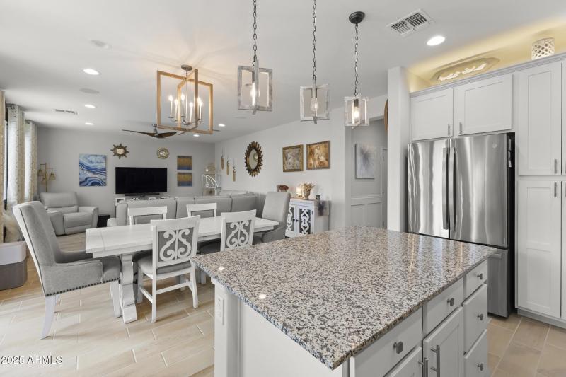 View of Family Room from Kitchen