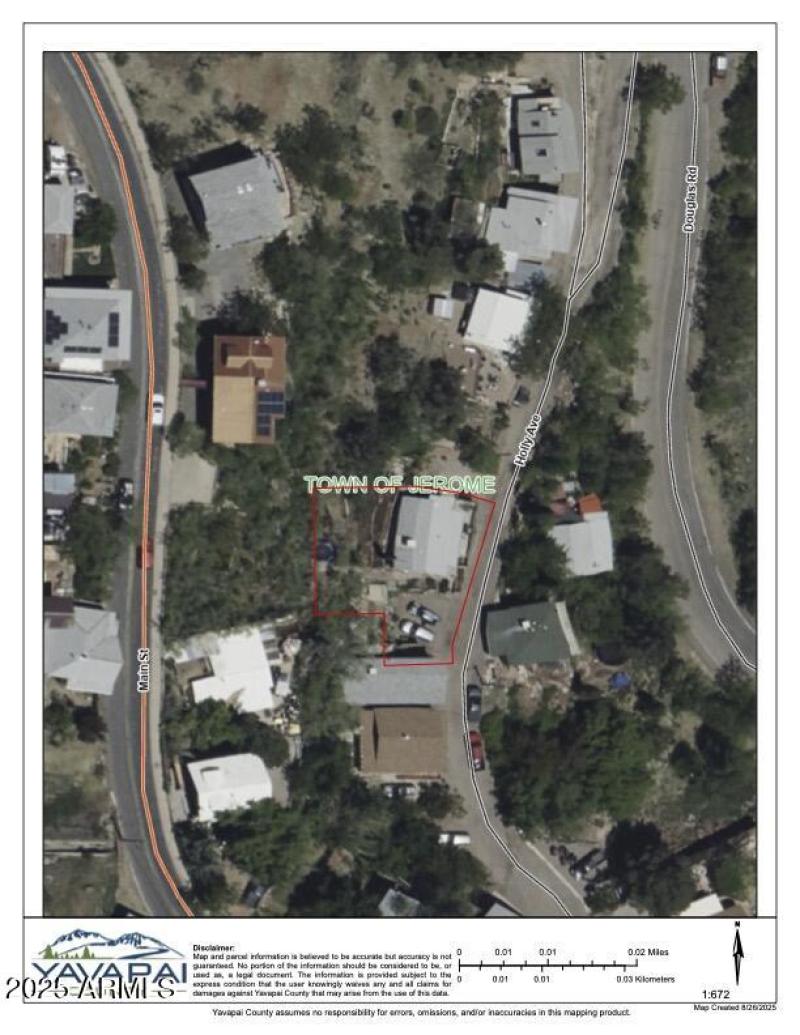 645 Holly Ave aerial