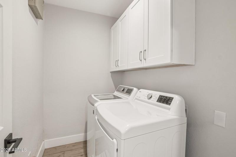 Downstairs - Inside Full Size Laundry