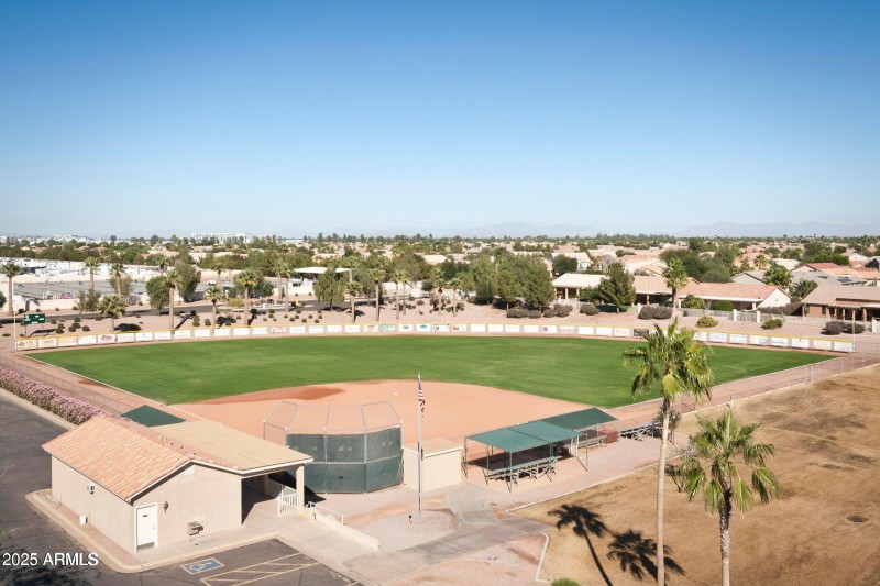 Community softball field