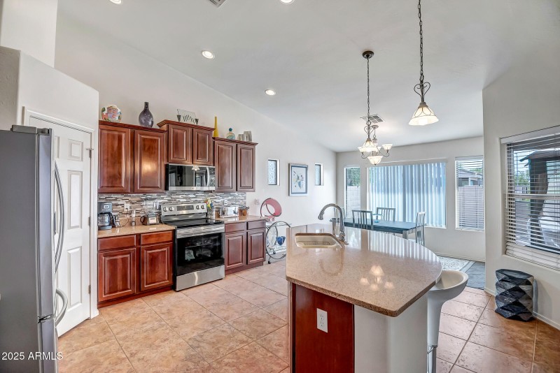 LARGE KITCHEN AND DINING ROOM