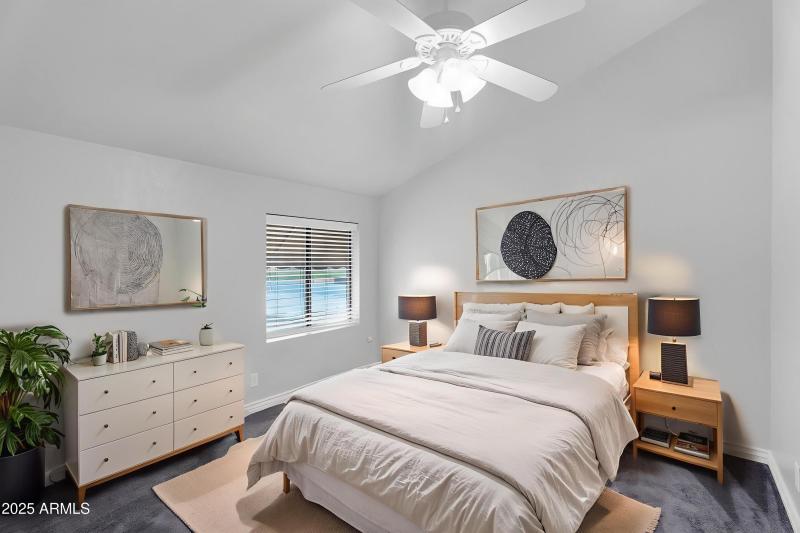 Virtually Staged Secondary Bedroom 2 - F