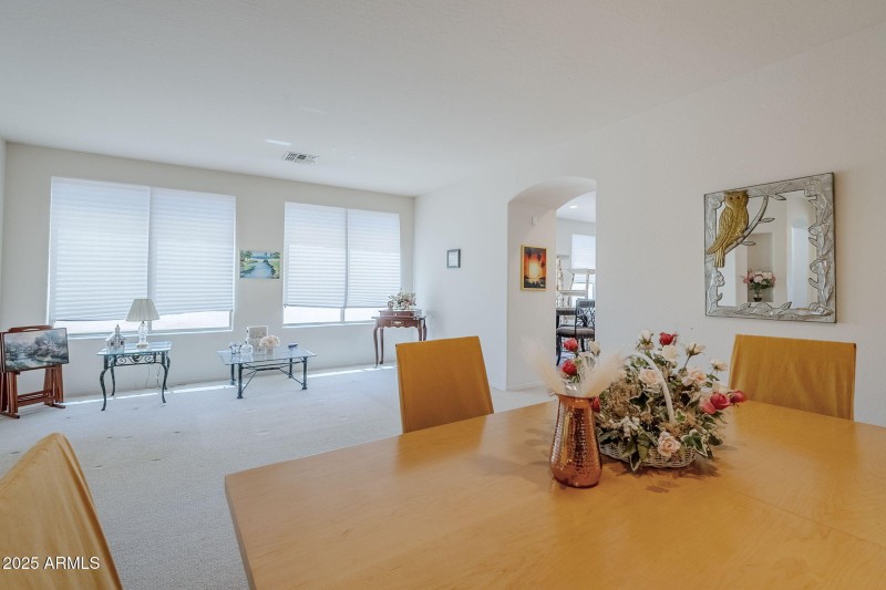 Living room and dining room 3