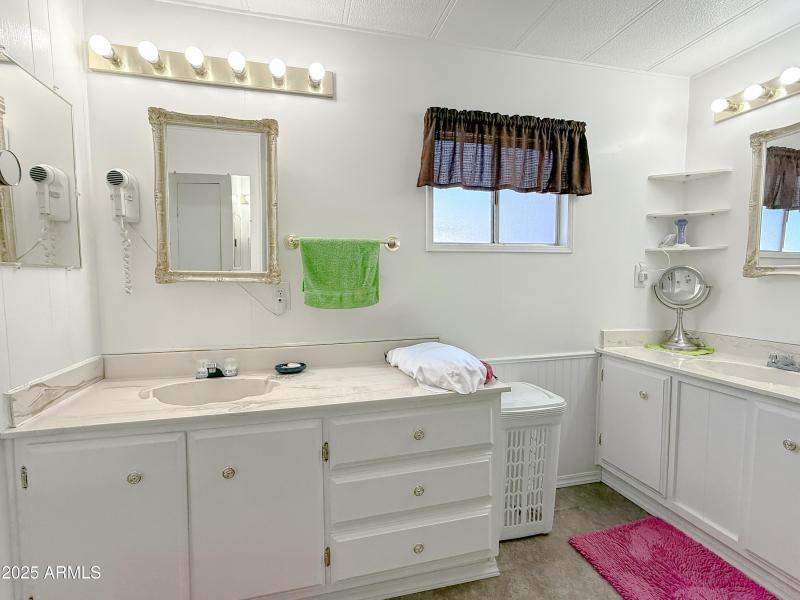 Primary Bathroom 2 vanities