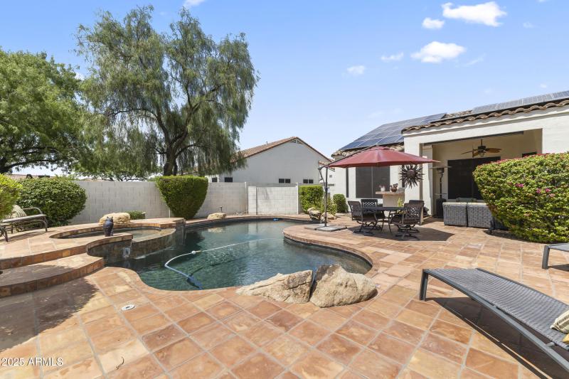 Plenty of patio space