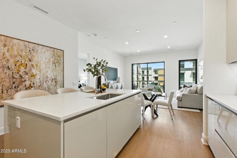 Kitchen to Living Space