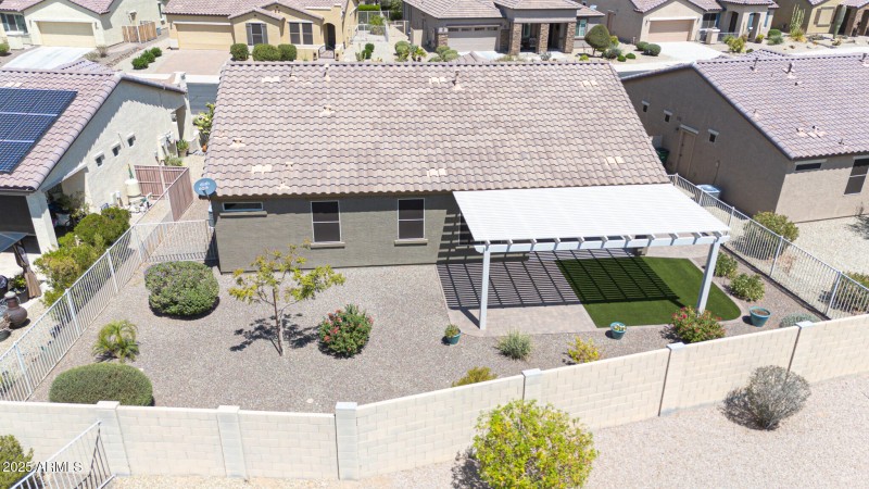 Aerial View Backyard