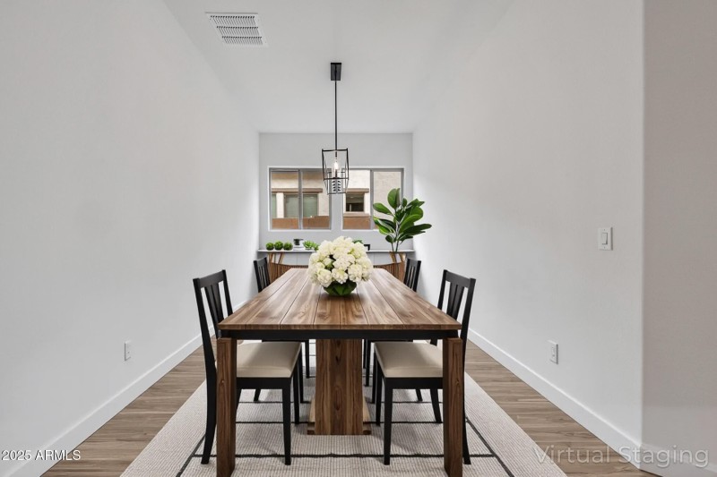 Dining Room Staged