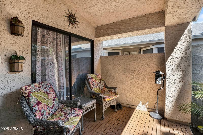 Covered Patio in Back