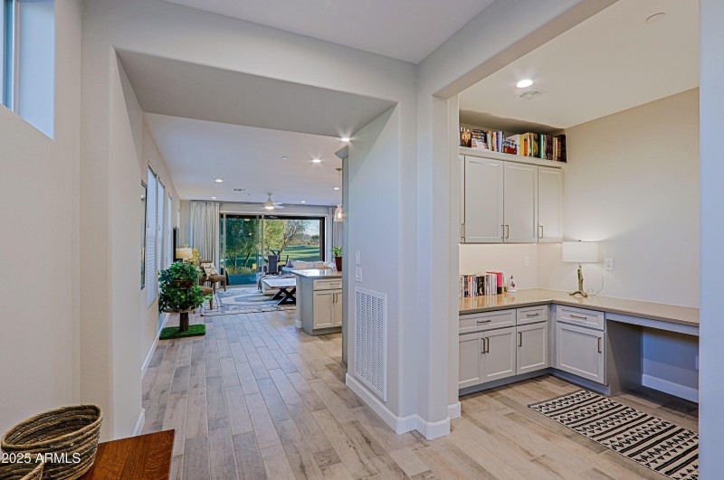 Hallway and Office Area