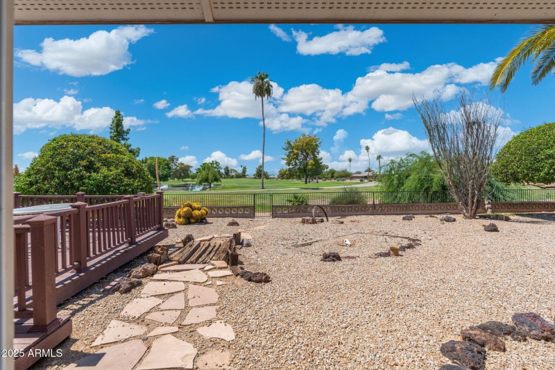 Backyard Facing Golf Course/ Pond