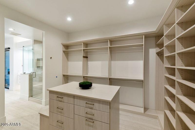 Custom Closet with Island