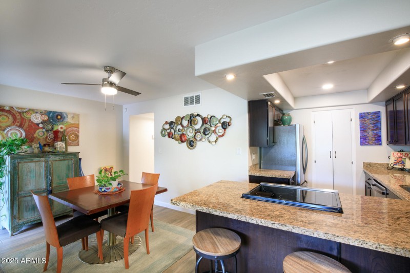 Dining, Breakfast Island and Kitchen