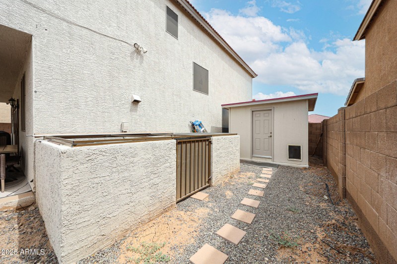 AC Unit & Pool Equipment Area