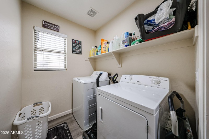 Upstairs Laundry Room