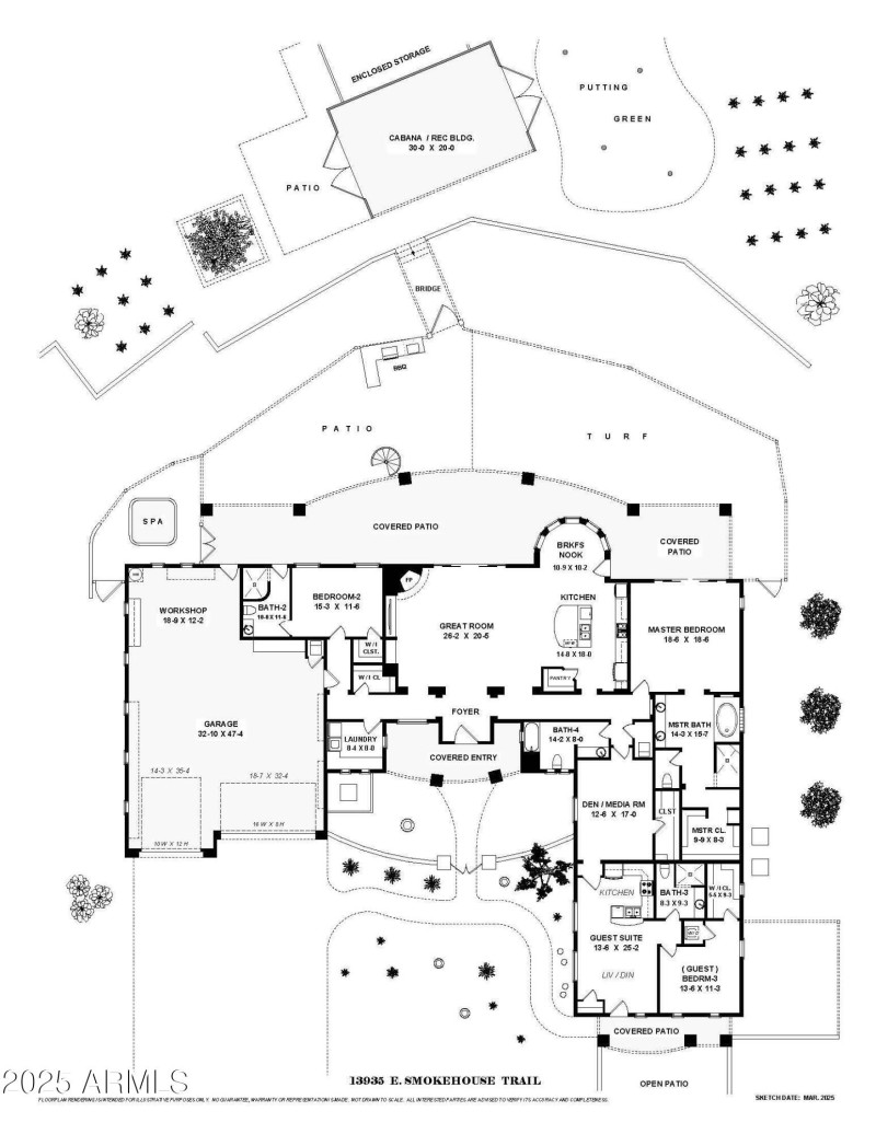 13935 East Smokehouse Trail- Floor Plan