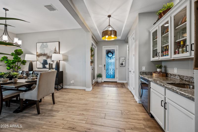 Kitchen View from Home Entry