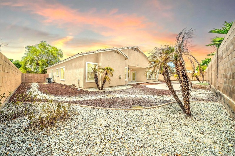 Twilight, Backyard..