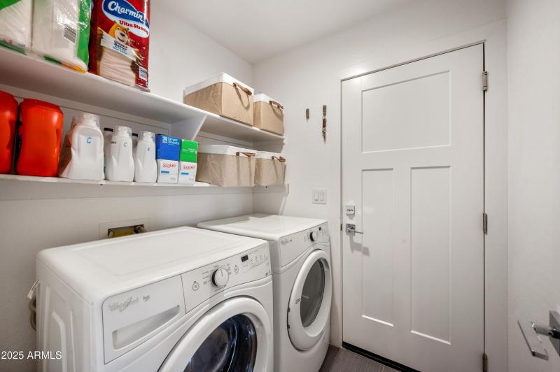 Laundry with Loads of storage