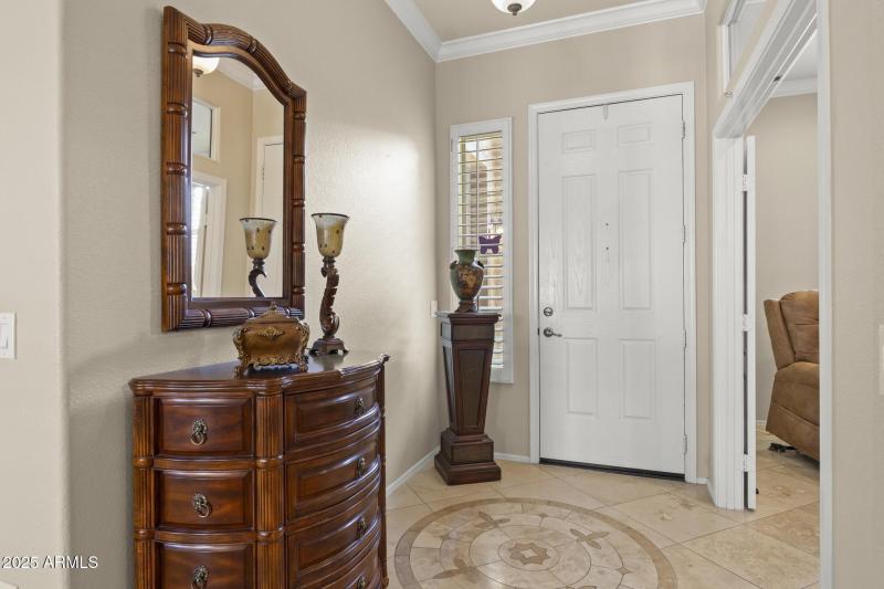Elegant Foyer with Designer Details