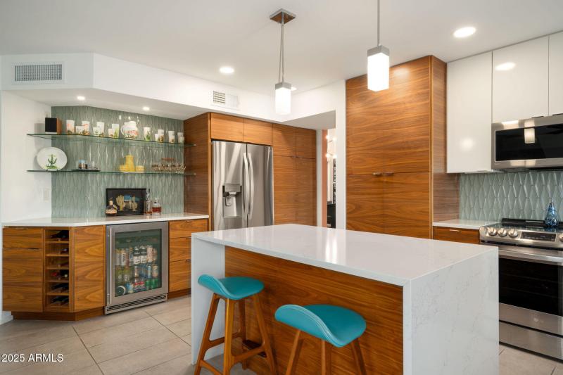 High-End Walnut Cabinetry