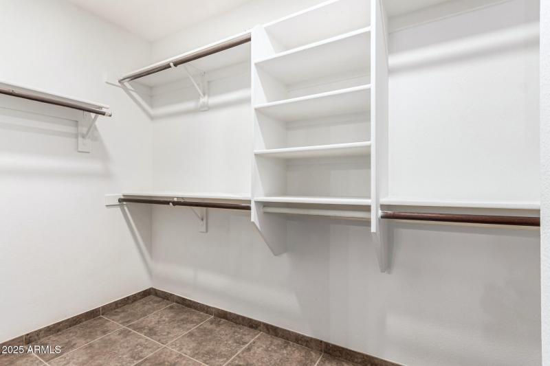 Generous Primary Closet