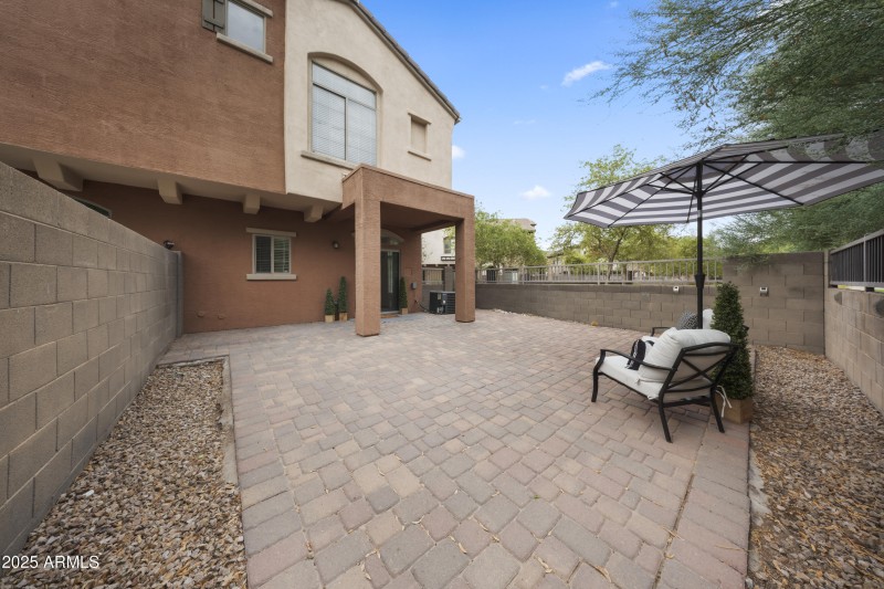 Large Private Fenced Yard