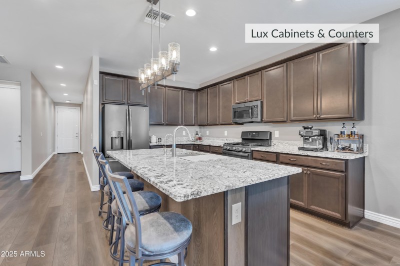 Lux Cabinets + Counters
