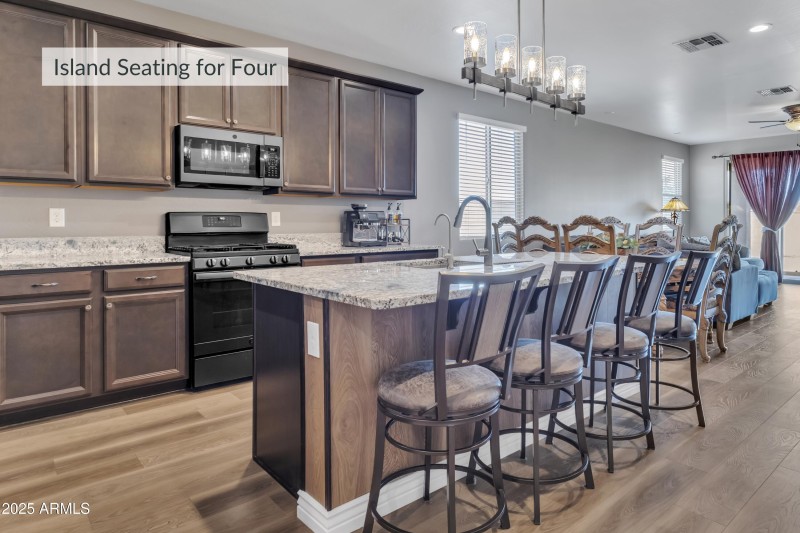 Island Seating for FOUR