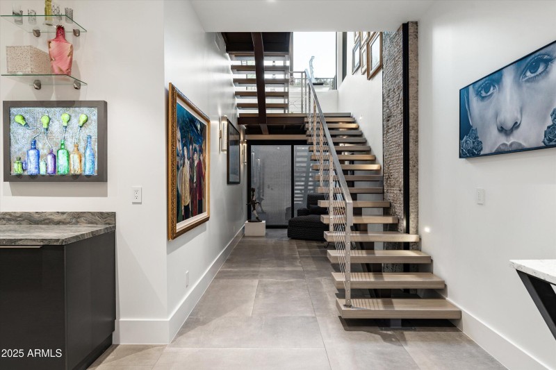 Staircase to basement