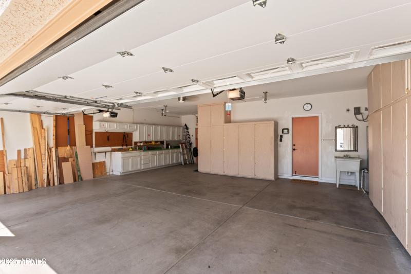 EXTENDED 3 1/2 CAR GARAGE