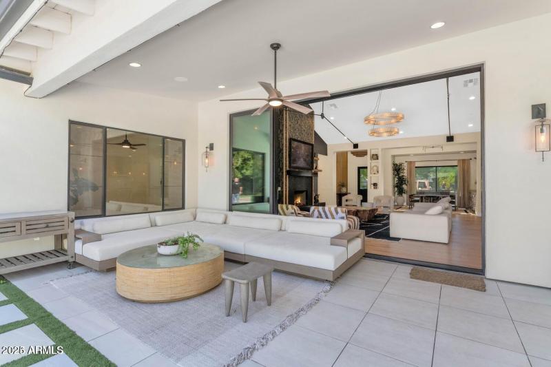 Patio off family room