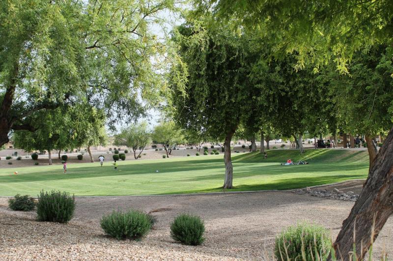 GREEN BELT WITH PLAY EQUIPMENT