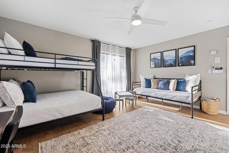 Bedroom 1 with Private Exit to Deck